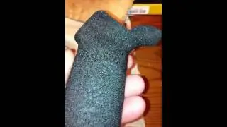 Reduced and stippled magpul grip