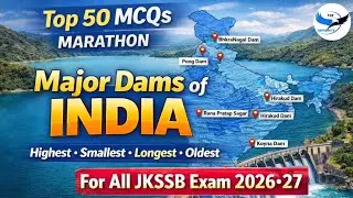 Major Dams of India - Most Important MCQs 🔥 | For All JKSSB &bull; JKPSC Exams @TheAspirants01 