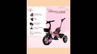 Kidsmate Junior Tricycle for Kids with Parental Control | Cycle for Kids 1-4 Years | Baby Cycle |...