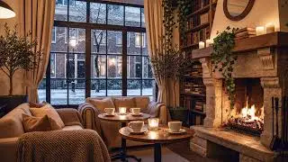 After Work Jazz ☕ Cozy Evening Caf&eacute; Ambience | Relaxing Night Lounge Music