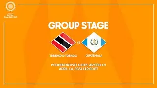 Trinidad & Tobago vs Guatemala | 2024 Concacaf Futsal Championship