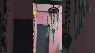 Wind cham with waste materials