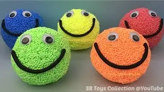 Foam Clay Smiley Face Surprise Eggs