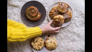 The famous Danish Pastry Wienerbr&oslash;d or Viennese bread