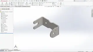 Solidworks Sac Levha Örneği #mechanicaldesign #sheetmetals #solidworks