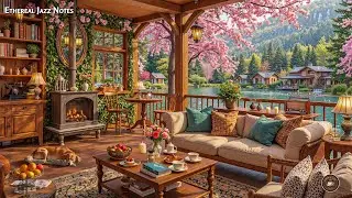 Good Mood with Calm January Spring Jazz - Cozy Coffee Porch Ambience & Soft Jazz Background Music