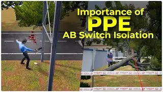 PPE Safety Induction for Electrical Work Safety #3danimation #ppe