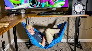 Using A Hammock Under My Desk
