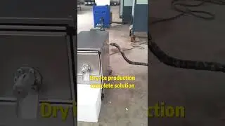 PE30A small dry ice pellet machine production complete solution #dryicemachine #dryiceproduction