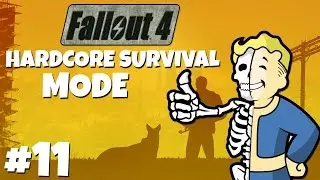 Fallout 4: Hardcore Survival Mode Playthrough - Part 11 - Clash of The Super Mutants