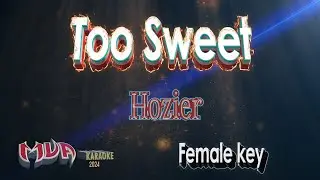Too Sweet | Hozier | Karaoke Version | Female key