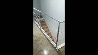 Guarda corpo em A&ccedil;o inoxid&aacute;vel  liga 304.