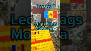 🇲🇩 How to Make Lego Flag Moldova 🇲🇩Capital Chisinau
