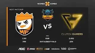 Happyfeet vs Clutch gamers The Summit 7 SEA Qualifier Game 2