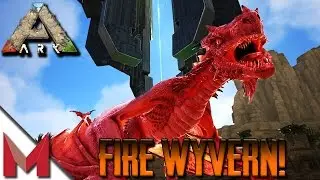 SOLO WYVERN TRAP (CAGE) & FIRE WYVERN!  -=- ARK: SCORCHED EARTH GAMEPLAY -=- S1E11