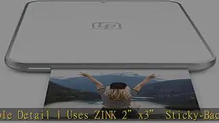 Lifeprint Ultra Slim Printer | Portable Bluetooth Photo, Video & GIF Instant Printer with Video Emb