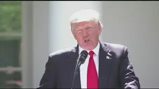 President Trump says climate deal affected American jobs