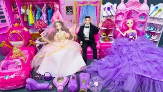 12 Minutes Satisfying With Unboxing Royal Princess Furniture PlaySet, Barbie Doll Toys Review