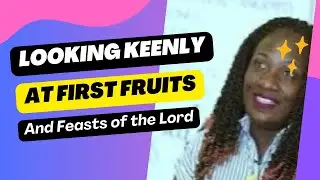 Let us talk about first fruits. What does it really mean? And what ought we to do?