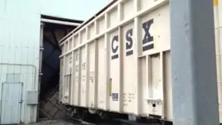 Rotary railcar unloader