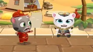 Talking Tom Gold Run *Full Screen* Gameplay HD 3 Catch The Raccoon