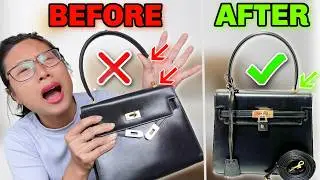 I *BROKE* My Designer Handbag! How I DIY Fixed The Top Handle Of My Vintage Bally Bag