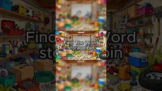 (Click the long video to watch all 20 words) Hidden Word Hunt: Garage Edition &ndash; Storage Bin