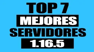 TOP 7 SERVIDORES de Minecraft 1.16.5 - 1.16.4/1.16/1.8 NO PREMIUM (GRATIS) CON Skywars y M&Aacute;S 😱