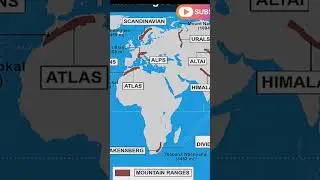 Mountain Ranges in the World | #mountains renge | #himalaya | atlas | Alps | Altai | Andes | Urals |