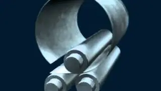 Metal Plate Bending 3 roll