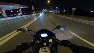 Night Ride ONLY MUSIC / YZF-R125 / GoPro 12 4K