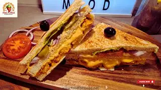 Chicken Tikka Sandwich Recipe | Soft Bread & Tender Chicken