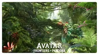 Pandora Rainforest - Avatar: Frontiers of Pandora | Gentle Stream, Wildlife, Alien Sounds, Wind
