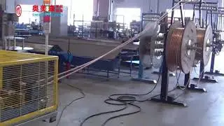 OMS Heat Exchanger Processing Equipments: CNC tube chipless cutting machine( double tube)