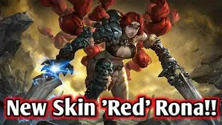 Wow New Skin Rona!! Red Rona Legendary!! | Vainglory 2.7 | with Best Item!!