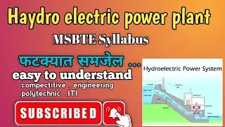 Hydroelectric Power Plant || MSBTE K Scheme || Electrical Engineering Syllabus || Electrical Engg.||