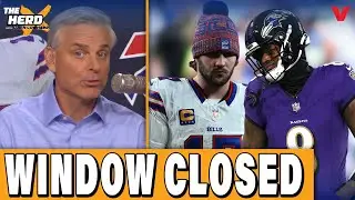 Colin Cowherd: Super Bowl windows CLOSED for Josh Allen's Bills & Lamar Jackson's Ravens | HERD NFL