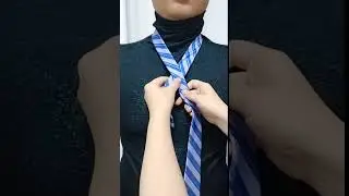 Learn How to Tie a Tie in 1 Minute| Perfect Tie Knot Every Time #TieTips #FashionHacks