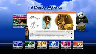 DreamWorks Animation flash website in 2007