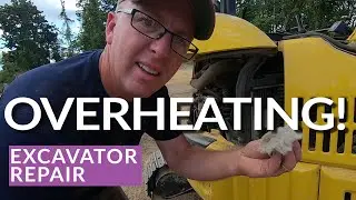 EXCAVATOR OVERHEATS!!! (Bringing in Utilities on 18 Acres)[Platt365 Episode 81]