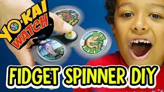 YO-KAI Watch FIDGET SPINNER DIY! ✳ TottyChoCho