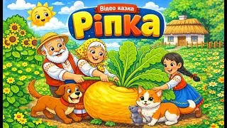 Українська народна казка пісня «Ріпка» | Казка для дітей українською
