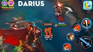 League Of Legends Wild Rift Darius GamePlay - New Camp Darius Build - Wild Rift
