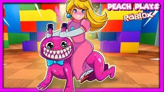 👑 ESCAPE CREEPY MISS HAPPI [SCARY OBBY] | Peach Plays Roblox Miss Happi's Toyshop