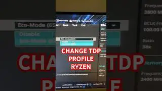 How to Change TDP PROFILE of AMD RYZEN CPU to 65 watts #ecomode #amd #5800x