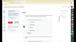 Google Skills Arcade Trivia December 2025 Week 1