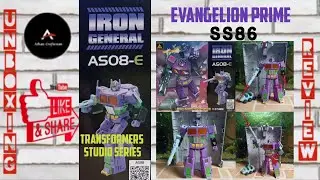 Unboxing AS08-E Evangelion Prime Transformers Studio Series 86 Commander Class Masterpiece. Review