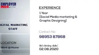 Job Vacancies | 27-07-2020