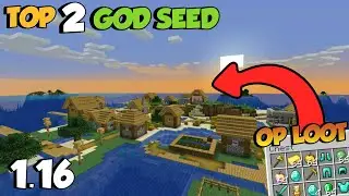 TOP 2 GOD SEED 😯 Minecraft 1.16 in Hindi Video Minecraft GOD SEED 😮...