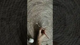 Have a look at this incredibly easy-to-DIY jute rug I made